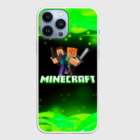 Чехол для iPhone 13 Pro Max с принтом Minecraft 1 в Екатеринбурге,  |  | dungeons | game | logo | minecraft | герои | грифер | детские | зомби | игра | игроман | компьютерные | лого | логотип | логотипигры | майнкрафт | мечи | мобы | огонь | персонажи | песочница | подземелья | симулятор