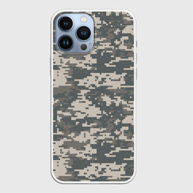 Чехол для iPhone 13 Pro Max с принтом Цифровой камуфляж в Екатеринбурге,  |  | camo | camouflage | digital | military | pixel | армия | битва | военный | война | войска | войсковой | городской | для пустыни | камуфляж | милитари | нато | натовский | пиксели | пиксельный | пустынный | страйкболл