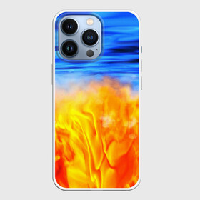 Чехол для iPhone 13 Pro с принтом ЛЕД И ПЛАМЯ в Екатеринбурге,  |  | fire | в огне | взрыв | огненный | огонь | пожар | текстура