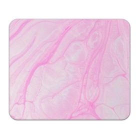 Коврик для мышки прямоугольный с принтом розовые разводы краска зефир в Екатеринбурге, натуральный каучук | размер 230 х 185 мм; запечатка лицевой стороны | абстракция | зефир | краска. разводы | нежный | повседневный | простой | светлый