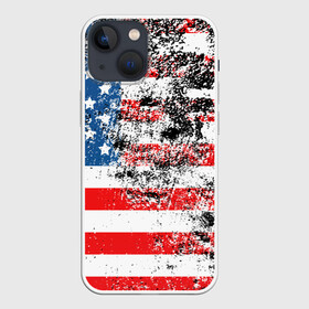 Чехол для iPhone 13 mini с принтом США в Екатеринбурге,  |  | grunge | usa | америка | сша | текстуры