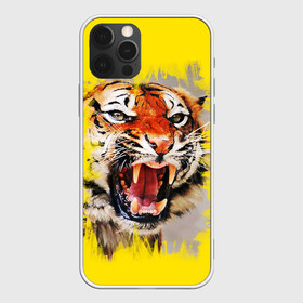 Чехол для iPhone 12 Pro Max с принтом Оскал тигра в Екатеринбурге, Силикон |  | барс | волк | детёныш | джунгли | енот | животное | зубр | кот | лев | леопард | львица | медведь | охотник | пасть | полосы | пятнистая | рык | рычание | тигр | тигрица | хозяин | царьзверей | шерсть