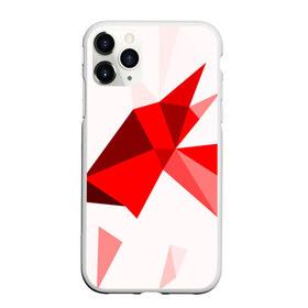 Чехол для iPhone 11 Pro Max матовый с принтом GEOMETRY RED в Екатеринбурге, Силикон |  | Тематика изображения на принте: abstract | abstraction | color | fractal | geometry | paitnt | polygon | polygonal | psy | абстракция | геометрия | краски | неоновые | полигоны | психоделика | фрактал