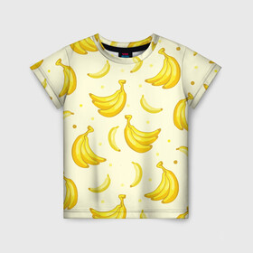 Детская футболка 3D с принтом Банана в Екатеринбурге, 100% гипоаллергенный полиэфир | прямой крой, круглый вырез горловины, длина до линии бедер, чуть спущенное плечо, ткань немного тянется | pattern | textures | tnt | абстракция | бананабум | бананы | ветки | взрыв | геометрия | градиент | дождь | заливка | обезьяна | паттерны | пиксели | пикси | продукты | текстура | текстуры | тнт | фигуры | фон
