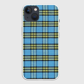 Чехол для iPhone 13 с принтом Модный Фагот в Екатеринбурге,  |  | вклетку | геометрия | голубаяклетка | детские | квадраты | клетка | клетчатый | линии | подростковые | полосы | ретро | решетка | рубашка | сетка | синийузор | текстура | ткань | тренер | узоры | форма