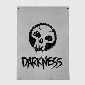 Постер с принтом Emblems Darkness в Екатеринбурге, 100% бумага
 | бумага, плотность 150 мг. Матовая, но за счет высокого коэффициента гладкости имеет небольшой блеск и дает на свету блики, но в отличии от глянцевой бумаги не покрыта лаком | game | magic | magic the gathering | mtg | wizards of the coast | игра | логические игры | настолка | настольная игра