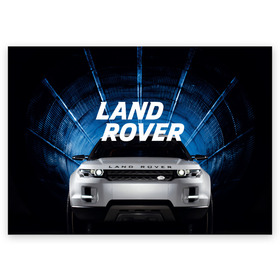 Поздравительная открытка с принтом LAND ROVER. в Екатеринбурге, 100% бумага | плотность бумаги 280 г/м2, матовая, на обратной стороне линовка и место для марки
 | Тематика изображения на принте: abstract | auto | brand | car | geometry | landrover | sport | texture | абстракция | авто | автомобильные | бренд | геометрия | классика | ленд ровер | лэнд ровер | машины | модные | спорт | стиль | текстура