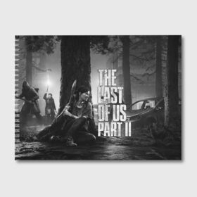 Альбом для рисования с принтом THE LAST OF US 2 в Екатеринбурге, 100% бумага
 | матовая бумага, плотность 200 мг. | cicadas | fireflies | naughty dog | the last of us | the last of us part 2 | tlou | tlou2 | джоэл | последние из нас | цикады | элли