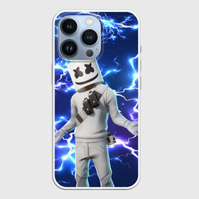 Чехол для iPhone 13 Pro с принтом FORTNITE x MARSHMELLO в Екатеринбурге,  |  | Тематика изображения на принте: deadmau5 | fortnite | fortnite 2 | fortnite x маршмелло | ikonik | marshmello | ninja | ninja streamer | raven | travis scott | ворон | иконик | ниндзя | пили | рейвен | трэвис скотт | фортнайт