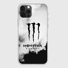 Чехол для iPhone 12 Pro с принтом MONSTER ENERGY в Екатеринбурге, силикон | область печати: задняя сторона чехла, без боковых панелей | Тематика изображения на принте: adrenalin | energy monster | monster | monster energy | monstr | sport | адреналин | монстер | монстр | напиток | спорт | энергетик