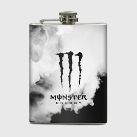 Фляга с принтом MONSTER ENERGY в Екатеринбурге, металлический корпус | емкость 0,22 л, размер 125 х 94 мм. Виниловая наклейка запечатывается полностью | Тематика изображения на принте: adrenalin | energy monster | monster | monster energy | monstr | sport | адреналин | монстер | монстр | напиток | спорт | энергетик