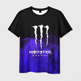Мужская футболка 3D с принтом MONSTER ENERGY в Екатеринбурге, 100% полиэфир | прямой крой, круглый вырез горловины, длина до линии бедер | adrenalin | energy monster | monster | monster energy | monstr | sport | адреналин | монстер | монстр | напиток | спорт | энергетик
