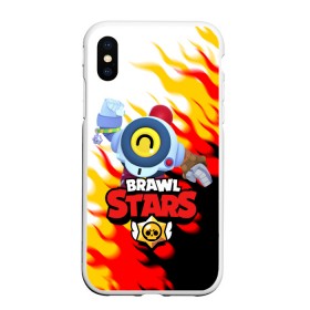 Чехол для iPhone XS Max матовый с принтом BRAWL STARS NANI. в Екатеринбурге, Силикон | Область печати: задняя сторона чехла, без боковых панелей | brawl stars | crow | gale | leon | leon shark | max | nani | sally leon | shark | sprout | tara | virus 8 bit | werewolf leon | акула | берли | бравл старс | ворон | макс | нани | оборотень