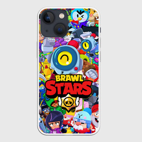 Чехол для iPhone 13 mini с принтом BRAWL STARS NANI в Екатеринбурге,  |  | bibi | brawl stars | coach mike | crow | gale | leon | leon shark | max | mecha crow | mortis | mr.p | nani | phoenix | sally leon | sandy | spike | sprout | tara | virus 8 bit | werewolf | ворон | оборотень