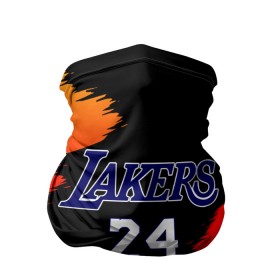 Бандана-труба 3D с принтом Los Angeles Lakers / Kobe Brya в Екатеринбурге, 100% полиэстер, ткань с особыми свойствами — Activecool | плотность 150‒180 г/м2; хорошо тянется, но сохраняет форму | 24 | kobe | kobe bean bryant | lakers | los angeles | американский баскетболист | баскетбол | баскетболист | коби | коби бин брайант | лейкерс | лос анджелес | нью йорк