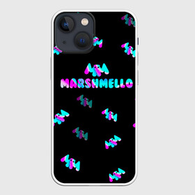 Чехол для iPhone 13 mini с принтом Marshmello в Екатеринбурге,  |  | fortnite | marshmello | абстракция | диджей | игра | маршмелло | маршмеллоу | маршмелоу | музыка | неон | фортнайт