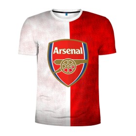 Мужская футболка 3D спортивная с принтом FC Arsenal 3D в Екатеринбурге, 100% полиэстер с улучшенными характеристиками | приталенный силуэт, круглая горловина, широкие плечи, сужается к линии бедра | arsenal | англия | апл | арсенал | гуннеры.