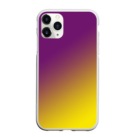 Чехол для iPhone 11 Pro матовый с принтом ГРАДИЕНТ в Екатеринбурге, Силикон |  | gradient | summer | textures | tie dye | абстракт | градиент | желтая | лето | переход | радуга | тай дай | текстура | текстуры | фиолетовая | хиппи | цвета