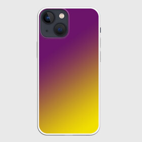 Чехол для iPhone 13 mini с принтом ГРАДИЕНТ в Екатеринбурге,  |  | gradient | summer | textures | tie dye | абстракт | градиент | желтая | лето | переход | радуга | тай дай | текстура | текстуры | фиолетовая | хиппи | цвета