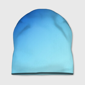 Шапка 3D с принтом blue в Екатеринбурге, 100% полиэстер | универсальный размер, печать по всей поверхности изделия | gradient | summer | textures | tie dye | абстракт | градиент | лето | море | небо | переход | радуга | синяя | тай дай | текстура | текстуры | хиппи | цвета