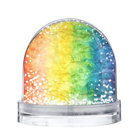 Снежный шар с принтом разноцветный акварель градиент в Екатеринбурге, Пластик | Изображение внутри шара печатается на глянцевой фотобумаге с двух сторон | 2020 | акварель | градиент | краска | лето | повседневный | просто | радуга | разноцветный