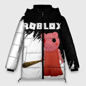 Женская зимняя куртка 3D с принтом Roblox piggy Свинка Пигги в Екатеринбурге, верх — 100% полиэстер; подкладка — 100% полиэстер; утеплитель — 100% полиэстер | длина ниже бедра, силуэт Оверсайз. Есть воротник-стойка, отстегивающийся капюшон и ветрозащитная планка. 

Боковые карманы с листочкой на кнопках и внутренний карман на молнии | game | gamer | logo | minecraft | piggi | roblox | simulator | игра | конструктор | лого | пигги | свинья | симулятор | строительство | фигура