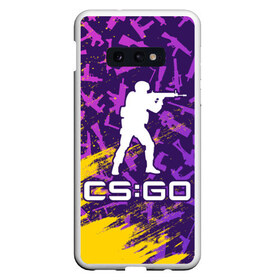 Чехол для Samsung S10E с принтом CS GO КС ГО в Екатеринбурге, Силикон | Область печати: задняя сторона чехла, без боковых панелей | asiimov | counter | counter strike | counterstrike | cs go | cs:go | csgo | global | offensive | strike | гоу | каэс | контер | контр | контра | контрстрайк | кс го | кс:го | ксго | страйк | сы пщ