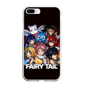 Чехол для iPhone 7Plus/8 Plus матовый с принтом FAIRY TAIL ХВОСТ ФЕИ в Екатеринбурге, Силикон | Область печати: задняя сторона чехла, без боковых панелей | fairy tail | аниме | анимэ | манга | мультфильм | персонаж | сказка | фаир таил | фаиру таил | фейри тейл | фильм | хвост феи