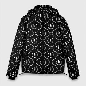 Мужская зимняя куртка 3D с принтом MXDVS в Екатеринбурге, верх — 100% полиэстер; подкладка — 100% полиэстер; утеплитель — 100% полиэстер | длина ниже бедра, свободный силуэт Оверсайз. Есть воротник-стойка, отстегивающийся капюшон и ветрозащитная планка. 

Боковые карманы с листочкой на кнопках и внутренний карман на молнии. | logo | logo mxdvs | mxdvs | арт | бренд | бренд mxdvs | лого | логотип | мхдвс | надпись | роза | шипы