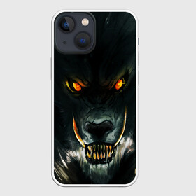 Чехол для iPhone 13 mini с принтом ДИКИЙ ВОЛК(D) в Екатеринбурге,  |  | wolf | волк | волки | волчица | животные | одинокий волк
