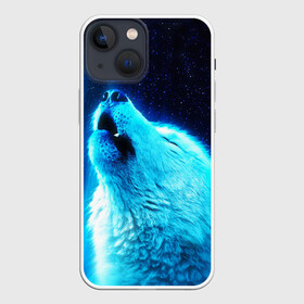 Чехол для iPhone 13 mini с принтом ВОЛЧИЙ ВОЙ(D) в Екатеринбурге,  |  | wolf | волк | волки | волчица | животные | одинокий волк