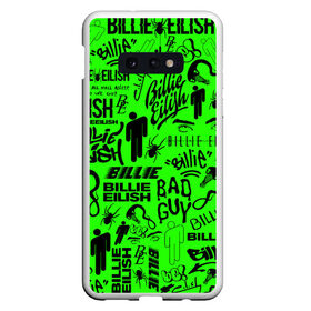 Чехол для Samsung S10E с принтом BILLIE EILISH БИЛЛИ АЙЛИШ LOGOBOMBING в Екатеринбурге, Силикон | Область печати: задняя сторона чехла, без боковых панелей | be | billie | billie eilish | blohsh | ghoul | logobombing | билли | билли айлиш | биляш | логобомбинг