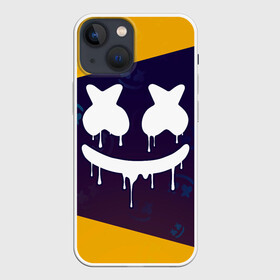 Чехол для iPhone 13 mini с принтом MARSHMELLO   МАРШМЕЛЛОУ в Екатеринбурге,  |  | face | logo | marsh | marshmallow | marshmello | marshmelo | mello | smile | лицо | лого | маршмеллов | маршмеллоу | маршмеллу | маршмело | маршмелов | маршмелоу | маска | музыка | рожица | символ | смайл | улыбка