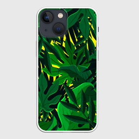 Чехол для iPhone 13 mini с принтом В джунглях в Екатеринбурге,  |  | nature | summer | азия | бали | бамбук | деревья | джунгли | жара | зелень | кусты | лес | летний | лето | листья | море | острова | отдых | отпуск | пальмы | папоротник | пляж | природа | растения | солнце