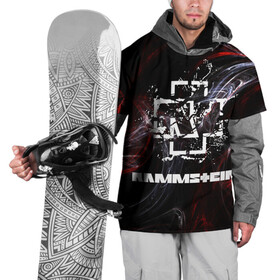 Накидка на куртку 3D с принтом Rammstein. в Екатеринбурге, 100% полиэстер |  | rammstein | rock | индастриал метал | метал группа | музыка | музыкальная группа | немецкая метал группа | рамштайн | рок | хард рок