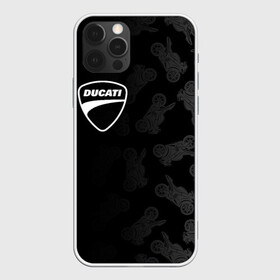 Чехол для iPhone 12 Pro с принтом DUCATI [1] в Екатеринбурге, силикон | область печати: задняя сторона чехла, без боковых панелей | ducati | moto | дукати | мото | мотоцикл