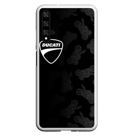 Чехол для Honor 20 с принтом DUCATI [1] в Екатеринбурге, Силикон | Область печати: задняя сторона чехла, без боковых панелей | ducati | moto | дукати | мото | мотоцикл