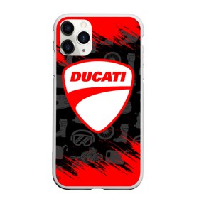 Чехол для iPhone 11 Pro матовый с принтом DUCATI [2] в Екатеринбурге, Силикон |  | ducati | moto | дукати | мото | мотоцикл