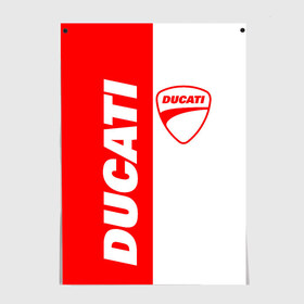 Постер с принтом DUCATI [4] в Екатеринбурге, 100% бумага
 | бумага, плотность 150 мг. Матовая, но за счет высокого коэффициента гладкости имеет небольшой блеск и дает на свету блики, но в отличии от глянцевой бумаги не покрыта лаком | ducati | moto | дукати | мото | мотоцикл