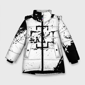 Зимняя куртка для девочек 3D с принтом RAMMSTEIN РАМШТАЙН в Екатеринбурге, ткань верха — 100% полиэстер; подклад — 100% полиэстер, утеплитель — 100% полиэстер. | длина ниже бедра, удлиненная спинка, воротник стойка и отстегивающийся капюшон. Есть боковые карманы с листочкой на кнопках, утяжки по низу изделия и внутренний карман на молнии. 

Предусмотрены светоотражающий принт на спинке, радужный светоотражающий элемент на пуллере молнии и на резинке для утяжки. | lindemann | lm | rammstein | rock | кристиан лоренц | линдеманн | лм | музыка | рамштайн | рок | тилль линдеманн