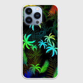 Чехол для iPhone 13 Pro с принтом ПАЛЬМЫ   ТРОПИКИ в Екатеринбурге,  |  | flowers | hotline miami | neon | new retro wave | outrun | outrun electro | palmen | rainbow | retro | retrowave | summer | synth | synthwave | tropical | лето | неон | пальмы | радуга | растения | ретро | тропики | хотлайн майами | цветы