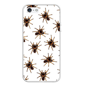 Чехол для iPhone 5/5S матовый с принтом В пауках в Екатеринбурге, Силикон | Область печати: задняя сторона чехла, без боковых панелей | pattern | spider | джунгли | дикие | животные | жуки | звери | лапы | мерзкие | монстр | насекомые | паттерн | паук | пауки | паутина | паучок | птицеед | страшный | существа | тараканы | тарантул | тропики