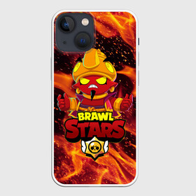 Чехол для iPhone 13 mini с принтом BRAWL STARS EVIL GENE | ДЖИН в Екатеринбурге,  |  | bibi | brawl stars | coach mike | crow | evil gene | gale | gene | leon | leon shark | max | mecha crow | mortis | mr.p | nani | phoenix | sally leon | sandy | spike | sprout | tara | virus 8 bit | werewolf | ворон | джин | оборотень