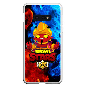 Чехол для Samsung S10E с принтом BRAWL STARS EVIL GENE ДЖИН в Екатеринбурге, Силикон | Область печати: задняя сторона чехла, без боковых панелей | bibi | brawl stars | coach mike | crow | evil gene | gale | gene | leon | leon shark | max | mecha crow | mortis | mr.p | nani | phoenix | sally leon | sandy | spike | sprout | tara | virus 8 bit | werewolf | ворон | джин | оборотень