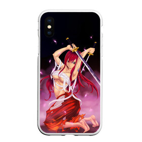 Чехол для iPhone XS Max матовый с принтом FAIRY TAIL ХВОСТ ФЕИ в Екатеринбурге, Силикон | Область печати: задняя сторона чехла, без боковых панелей | fairy tail | аниме | анимэ | манга | мультфильм | персонаж | сказка | фаир таил | фаиру таил | фейри тейл | фильм | хвост феи