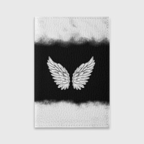 Обложка для паспорта матовая кожа с принтом Im an angel в Екатеринбурге, натуральная матовая кожа | размер 19,3 х 13,7 см; прозрачные пластиковые крепления | angel | birds | fly | wings | ангел | бабочка | богиня | воздушный | демон | дым | космос | крылья | лебедь | летать | летучий | милые | мифические | небесный | небо | облако | пегас | перья | прикольные | птица | рай