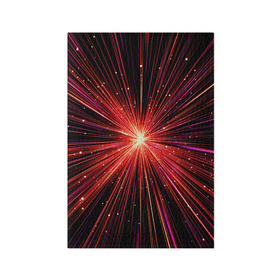 Обложка для паспорта матовая кожа с принтом Рождение Сверхновой в Екатеринбурге, натуральная матовая кожа | размер 19,3 х 13,7 см; прозрачные пластиковые крепления | бесконечность | взрыв | вселенная | галактика | движение | звезда | звездная | звезды | искры | космический | космос | линии | материя | неоновый | нло | ночь | огни | огонь | оптические | петарда
