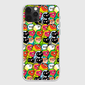 Чехол для iPhone 12 Pro Max с принтом Папуги в Екатеринбурге, Силикон |  | doodling | textures | волнистые попугайчики | волнистый попугай | дудлинг | папуги | попугаи | попугайчики | птица | птицы | стикербомбинг | текстуры | фон