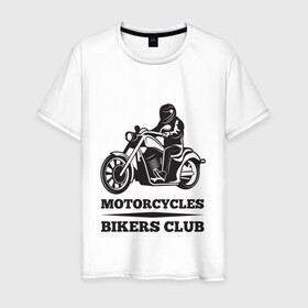 Мужская футболка хлопок с принтом Biker (Z) в Екатеринбурге, 100% хлопок | прямой крой, круглый вырез горловины, длина до линии бедер, слегка спущенное плечо. | 2020 | auto | bike | enduro | ktm | moto | motorcycle | rider | sport | авто | автомобиль | автомобильные | байк | бренд | ктм | марка | машины | мото | мотоциклы | спорт