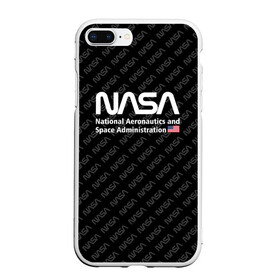 Чехол для iPhone 7Plus/8 Plus матовый с принтом NASA в Екатеринбурге, Силикон | Область печати: задняя сторона чехла, без боковых панелей | alien | elon | mask | musk | nasa | space x | star | ufo | америка | американский | астронавт | гуманоид | звезды | земля | зона 51 | илон | инопланетянин | космонавт | космос | луна | марс | маск | наса | нло | планета | пришелец